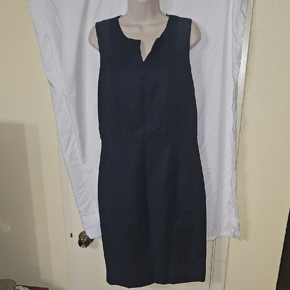 Covington Navy Sleeveless Mini Dress